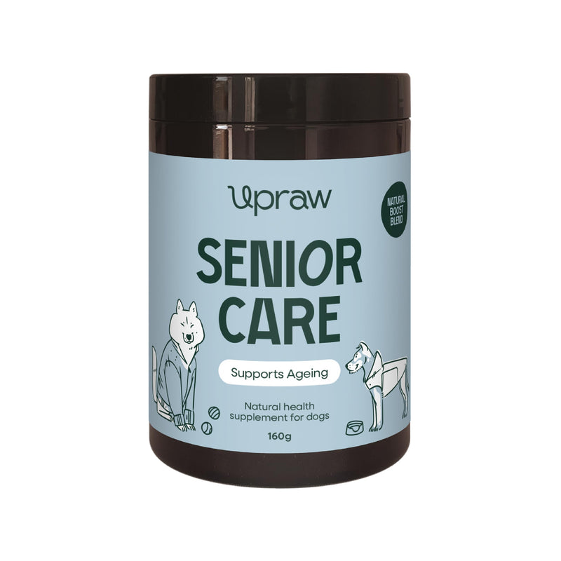 Senior Care Natural Health Supplement for Senior Dogs 160g – Daily Nutritional Support with Vitamins, Minerals & Botanical Ingredients