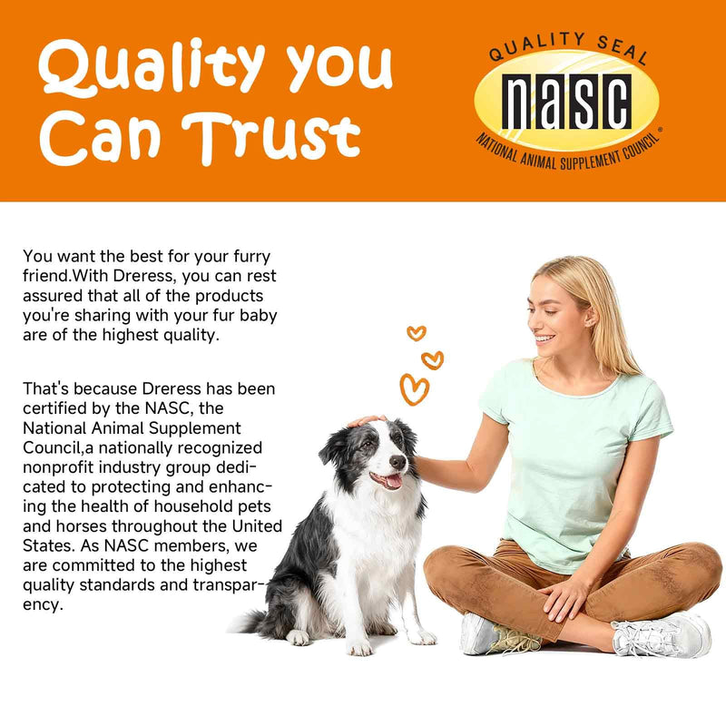 Multivitamin Treats for Dogs, Glucosamine Chondroitin Joint Support + Digestive Enzymes & Probiotics, Grain Free Dog Vitamins and Supplements for Skin & Coat, Peanut Butter - 120ct