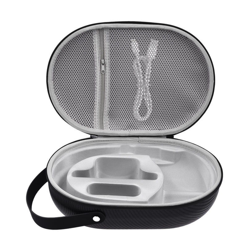 Hard Carrying Case for Apple Vision Pro, Anti-Fall Waterproof Portable Protector for Apple Vision Pro Case, Travel Storage Case Compatible with Apple Vision Pro VR Headset and Accessories H-Carbon Fiber Black - BeesActive Australia