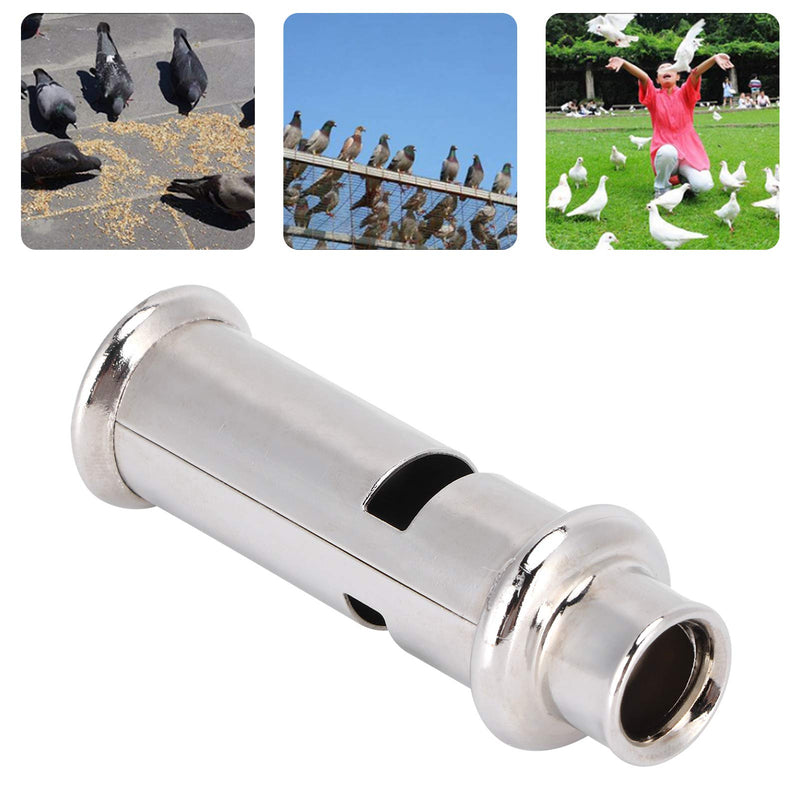 Pigeons Whistle, Silver Training Whistle, with Lanyard Mini Portable Anti‑ for Pigeons for Young Pigeons for Bird for Homing Pigeon - PawsPlanet Australia