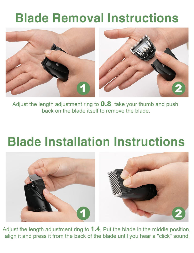 Original Replacement Blade, Professional Titanium Alloy Blade Ceramic Moving Blade 35-Tooth Cutter Head Dog Clippers - BeesActive Australia