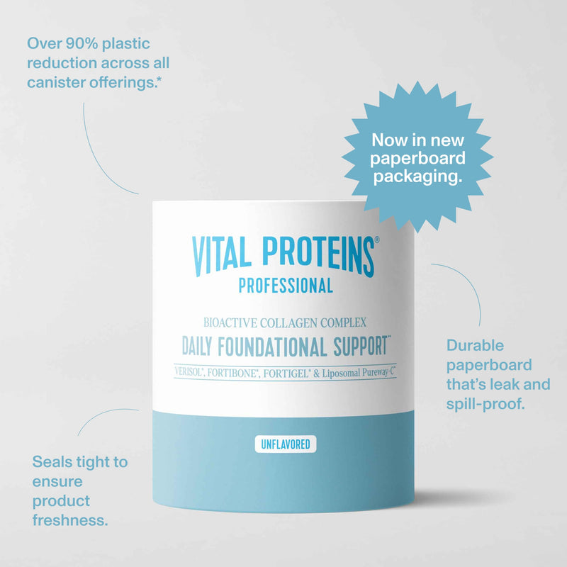 Vital Proteins Professional Bioactive Collagen Complex Daily Support 13.9oz | VERISOL®, FORTIBONE®, FORTIGEL® & Liposomal PureWay-C®, Supports Skin Appearance & Joint Mobility, 30 Servings