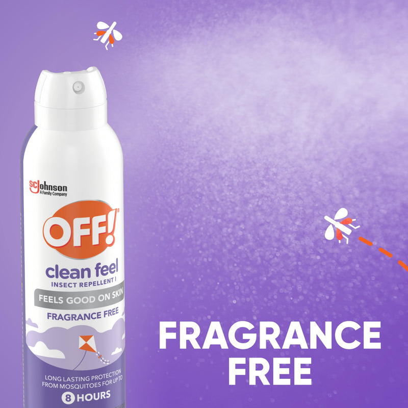 OFF! Clean Feel Insect Repellent Aerosol with 20% Picaridin, Bug Spray with Long Lasting Protection from Mosquitoes, Feels Good on Skin, 7.5 oz - BeesActive Australia