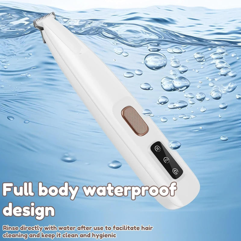 PawTrim Pro -Pain-Free Paw Grooming in Seconds, Waterproof Rechargeable Pet Paw Trimmer with LED Light, Quiet Dog Clipper, Pet Hair Trimmer for Dog Cat - BeesActive Australia