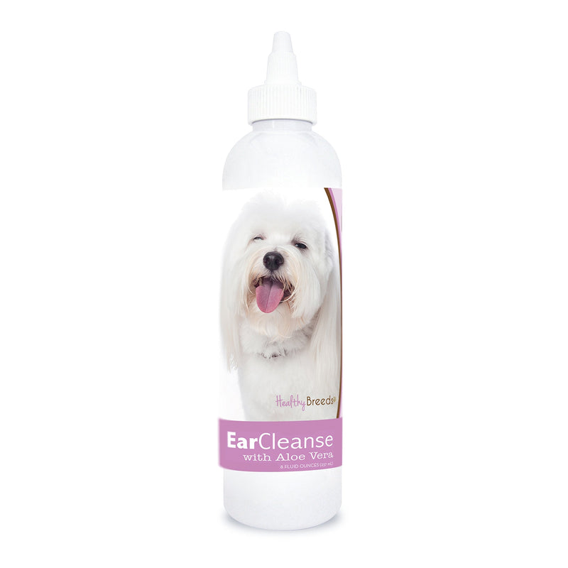 Healthy Breeds Coton de Tulear Ear Cleanse with Aloe Vera Sweet Pea and Vanilla 8 oz