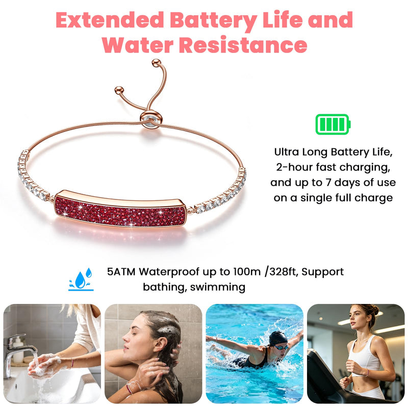 Smart Bracelet for Women Pure Red