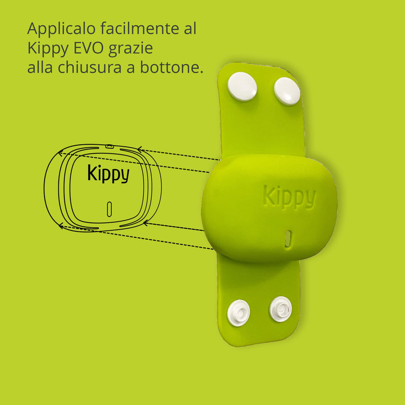 Kippy - Silicone Case EVO Cat and Dog GPS Tracker EVO Cat and Dog GPS Protective Case with Button Closure - Case attaches to collar and harness - BeesActive Australia