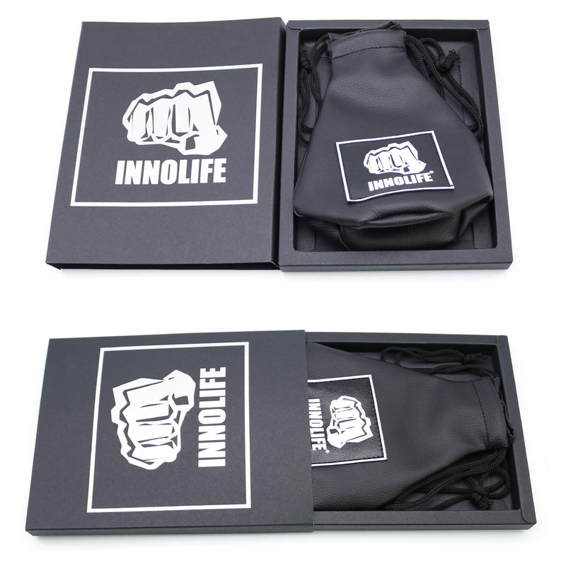 INNOLIFE Boxing Slip Bag, Dodge Hide Speed Bag Maize Ball Leather Ball for Reflex Training, Boxing, Kickboxing, MMA Pendulum Training, Red Black (Without Filler) - BeesActive Australia