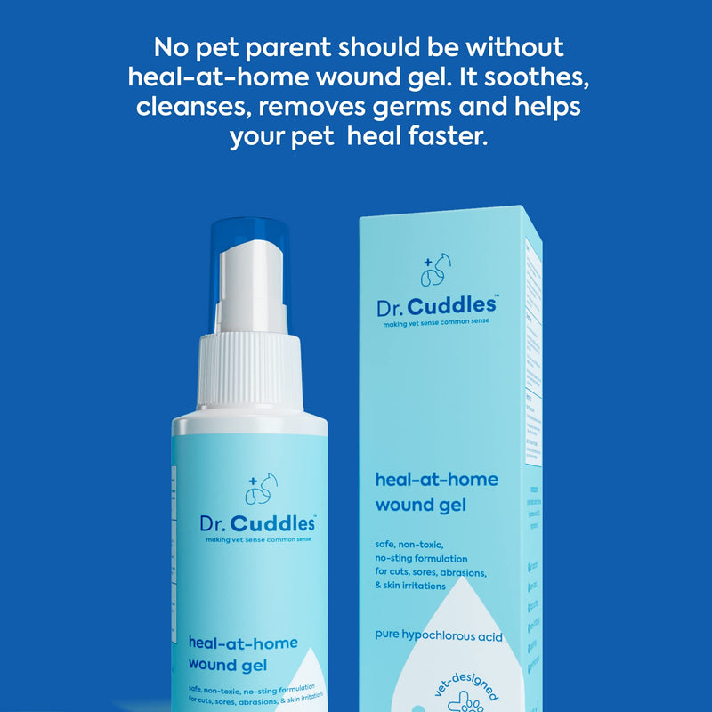 Heal-at-Home Wound Gel For Dogs, Cats, & Pets - Antimicrobial, Anti-Fungal Spray - Non-Toxic, No Sting Formula - Clean and Heal Wounds, Acne, Skin Irritation, Resolve Infection – Pure Hypochlorous Acid – 4oz - BeesActive Australia