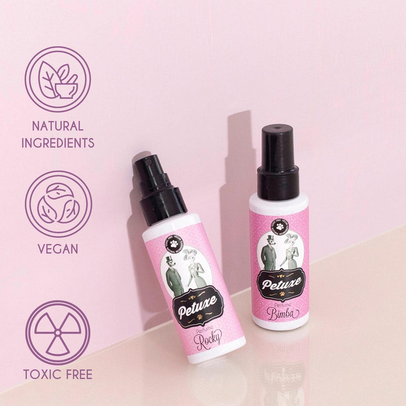 Petuxe Vegan Perfume for Dogs. Eau de cologne spray for pets. Pet Odor Corrector Puppies and adults. Long-lasting effect (Luna) Luna - BeesActive Australia