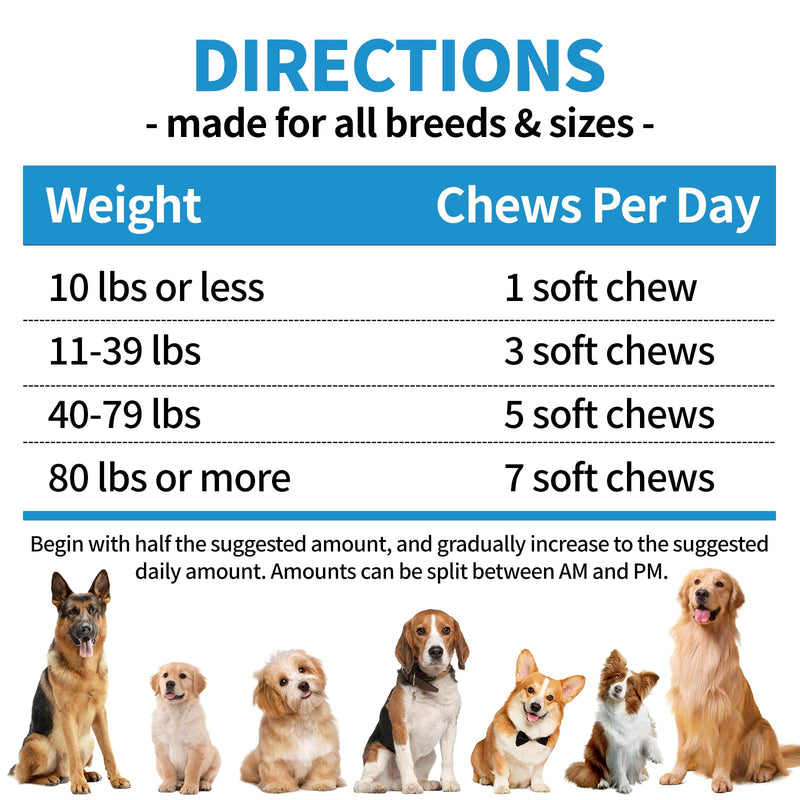 Flea and Tick Prevention for Dogs Chewables 200Ct - Flea and Tick Chews Supplement, Vet Recommended Supplement Chews, Skin & Coat Support for Dogs, Puppies, All Breeds & Sizes Chicken Flavor