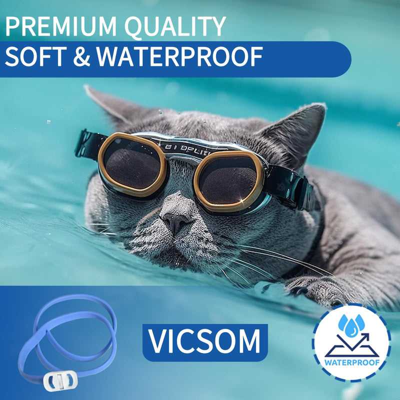 4 Pack Flea Collar for Cats, Cat Flea and Tick Collar 8 Months Prevention Cat Flea and Tick Treatment, Waterproof Adjustable Cat Flea Collar, Natural Anti Tick and Flea Collar for Kitten, Blue Light Blue - BeesActive Australia
