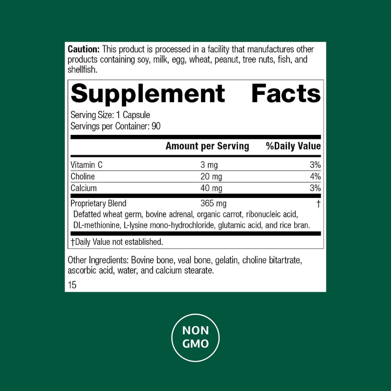 Standard Process Protefood - Protein Metabolism Support Supplement - Aids Bone & Immune Health - Whole Food-Based Supplement for Cellular Health Support - Includes Calcium & Vitamin C - 90 Capsules