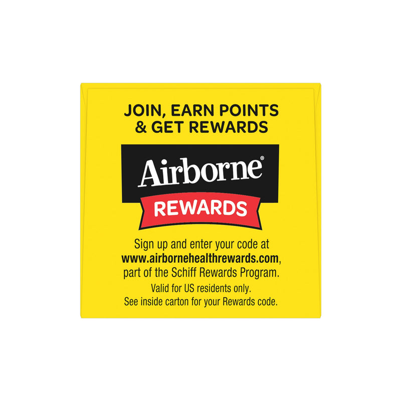 Airborne 1000mg Chewable Tablets with Zinc, Immune Support Supplement with Powerful Antioxidants Vitamins A C & E - 96 Tablets, Citrus Flavor - BeesActive Australia