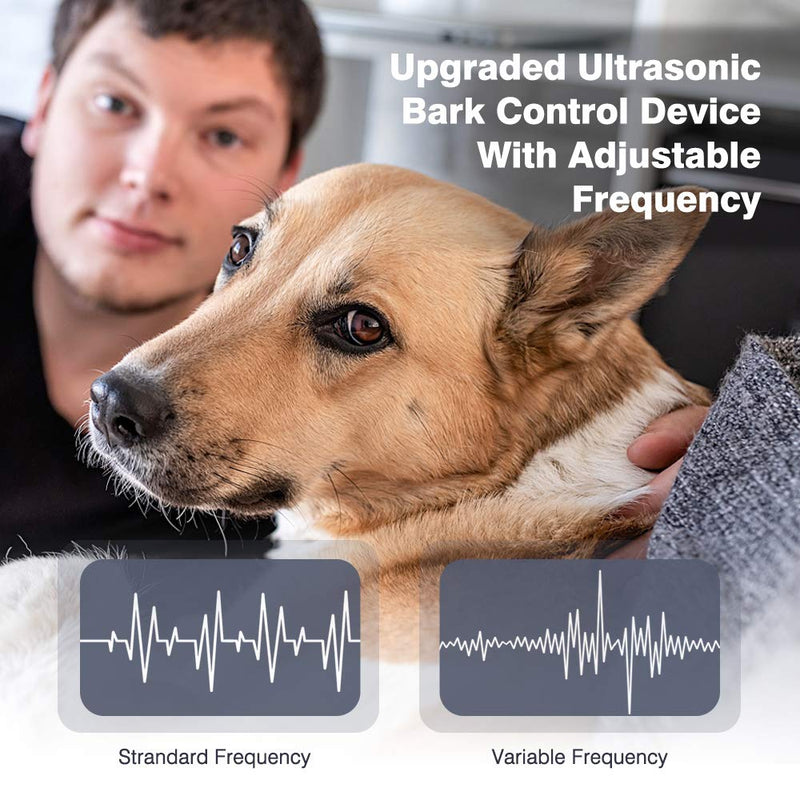 Bubbacare Anti Barking Device Dogs, 16.4 Feet Long Range Bark Control Ultrasonic Device, Portable Rechargeable Bark Control for Dogs, Dog Training and Behavior Correction - BeesActive Australia