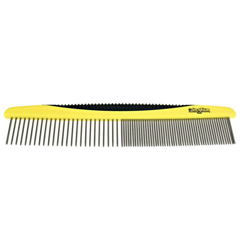 Metal Dog Comb for Matted Hair & Detangler Combs Set - Remove Tangles & Matted Fur - Easy Safe Cat & Dog Combs for Grooming Doodles - BeesActive Australia