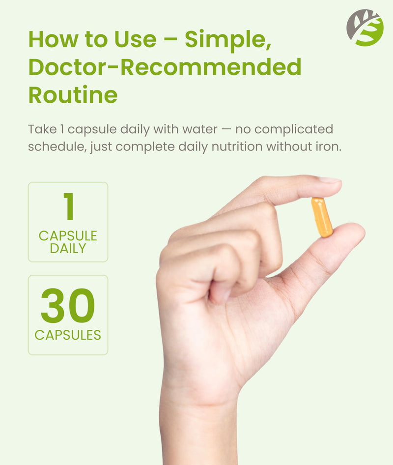 BariSlim Once Daily Bariatric Multivitamin Capsule - Iron-Free Formula - Bariatric Vitamin and Supplement for Post Surgery, Including Gastric Bypass and Gastric Sleeve | 30-Day Supply 30 Count (Pack of 1)