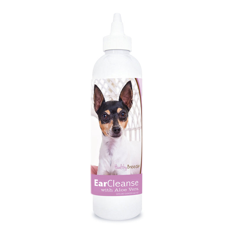 Healthy Breeds Toy Fox Terrier Ear Cleanse with Aloe Vera Sweet Pea and Vanilla 8 oz