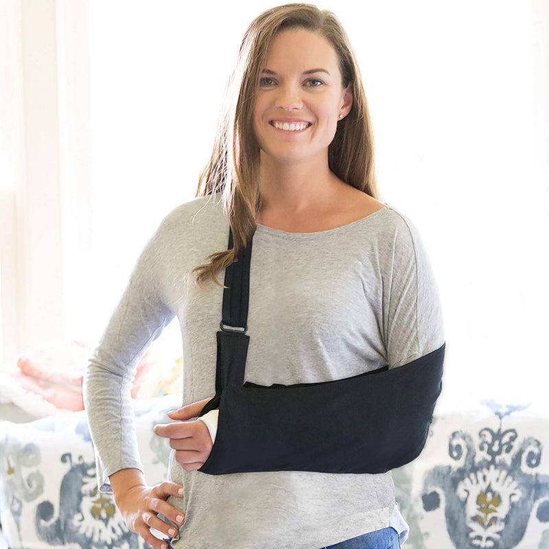Brownmed Ultimate Arm Sling for Men & Women - Adjustable Shoulder, Elbow & Wrist Support - Machine Washable - Adult Average Adult