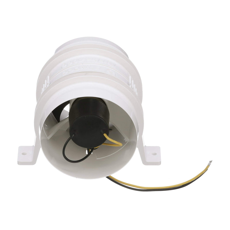 Attwood 1749-4 Turbo 4000 Series II In-Line Blower, For 4-Inch Interior Diameter Vent Hose, Water Resistant, 12-Volt - BeesActive Australia