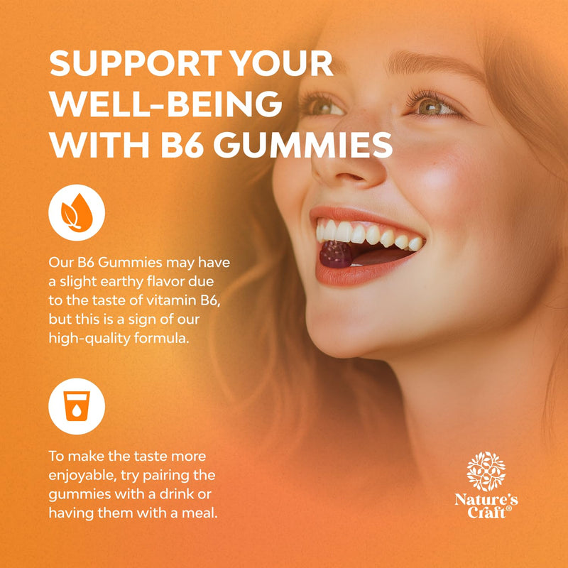 Potent Vitamin B6 Gummies for Adults - Potent Vitamin B Complex Supplements for Men & Women for Nervous System Support Mood & Immune System - Vegan Pyridoxine Chews for Energy & Metabolism - 30 Count 30 Count (Pack of 1)