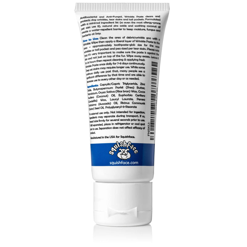 Squishface Wrinkle Paste & Flexible Silicone Dog Wrinkle Cream Applicator Bundle - Softer, Cleaner Way to Apply Wrinkle Paste to Your Dog's Face - Great for All Breeds! - PawsPlanet Australia