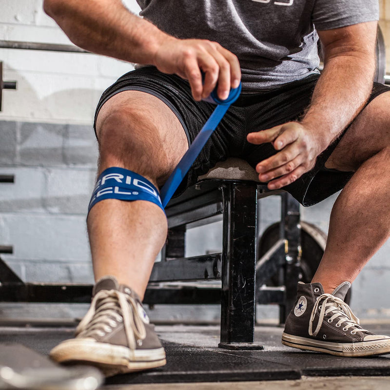 Serious Steel Mobility & Recovery (Floss) Bands |Compression Band | Tack & Flossing Band (7' L x 2" W) Single - Blue - BeesActive Australia