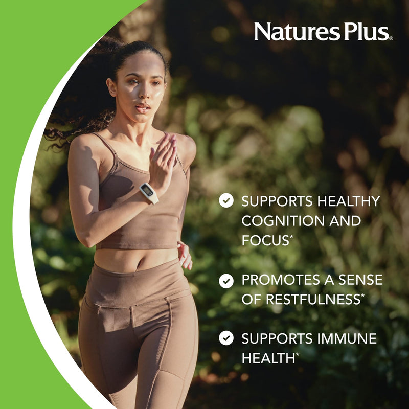 NaturesPlus PRO Suntheanine L-Theanine - 60 Capsules - Supports Calm Alertness, Healthy Relaxation & Improved Rest - Non-GMO, Vegan & Gluten Free - 60 Servings