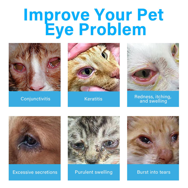 ZKMAGIC eye drops for dogs and cats, eye care and moisturizing for inflammation, eye cleaner, supportive care for conjunctivitis - BeesActive Australia