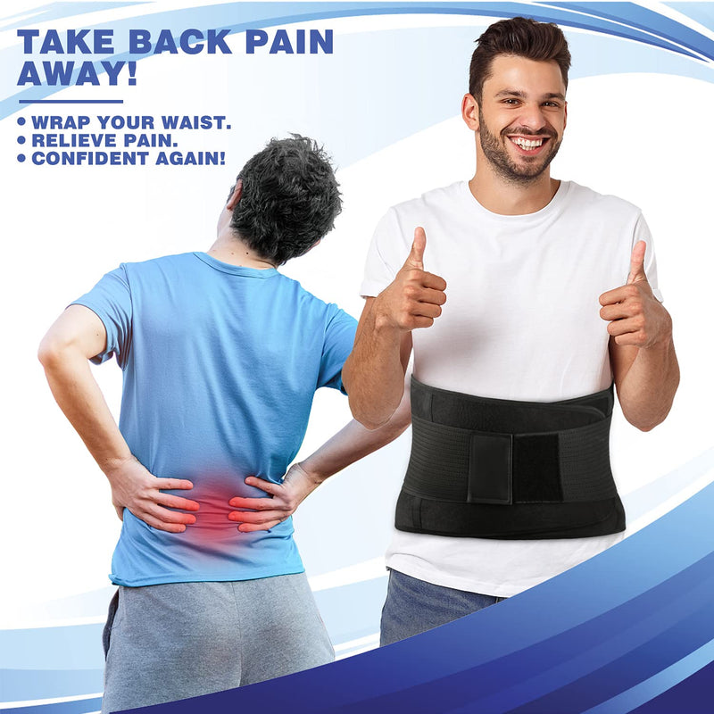 Back Brace for Lower Back Pain - Lumbar Support Belt for Women & Men - Relief Back Pain, Relief for Herniated Disc, Sciatica, Scoliosis 5XL(53"-65") 5X Large