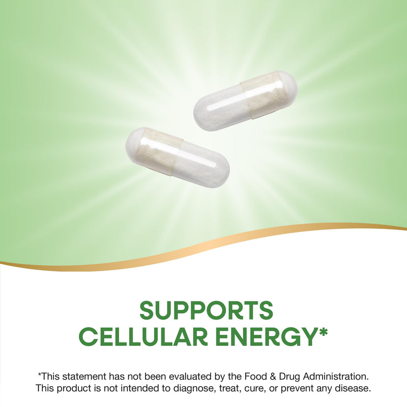 Nature's Way Pantothenic Acid Capsules, Supports Cellular Energy*, 100 ct | 500 mg per Serving, Vitamin B5, Helps Convert Food to Fuel*, Gluten-Free, Dietary Supplement Unflavored 100 Count (Pack of 1)