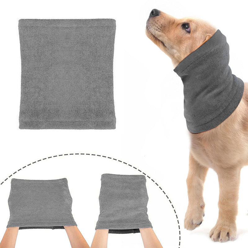 Hearing protection for dogs, noise protection for dogs, ear warmers for dogs, hearing protection for dogs, dog earmuffs, dog scarf, dog earmuffs, hoodies for dogs, cats, dog ear protection against noise (grey) grey