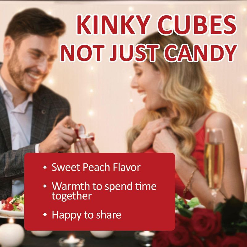 Kinky Cubes Gummies Mango Flavor, 32 Count | Maca, mango, beet root, ashwagandha and L-citrulline,Botanical-Inspired Blend for Shared Moments