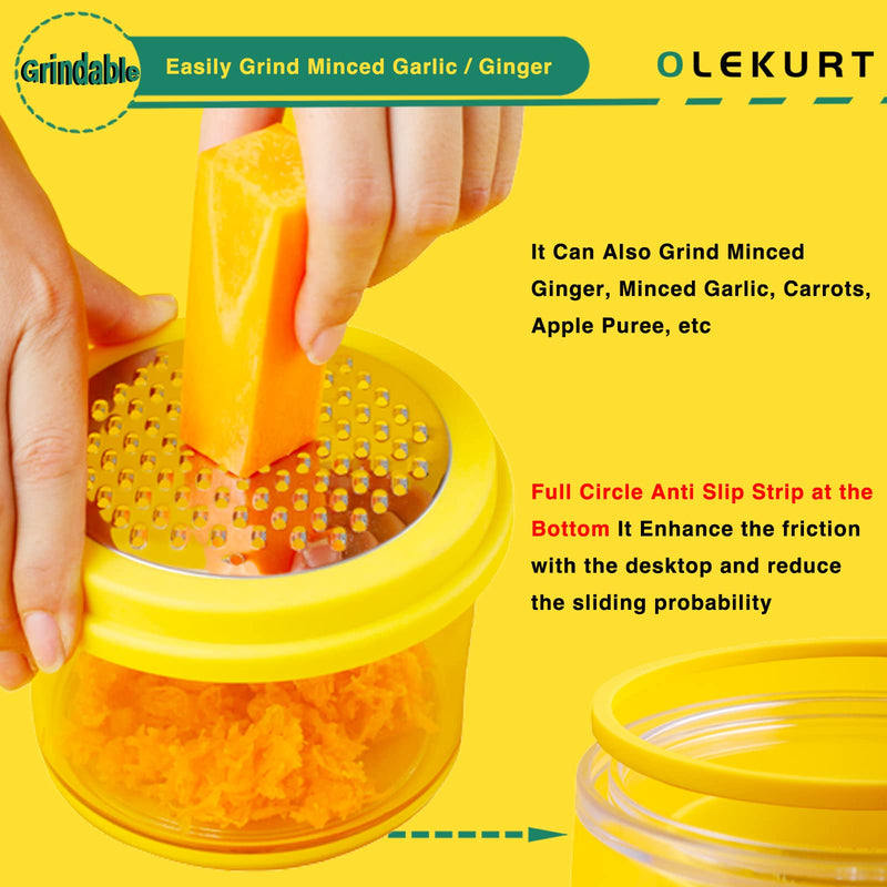 Corn Stripper and Peeler Tool with Bowl, Quick & Safe Corn Kernel Cutter for Shucking Corn on Cob, Comes with Non-Slip Safety Handle (Yellow) - BeesActive Australia