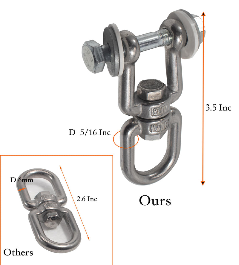 Upgraded 360° Swivel Heavy Bag Mount for Punching Bag Hanger. Box Bags Hanger for Yoga, Gym, Swing Chairs, and Hammocks Heavy Bags Mount. Punching Bag Hanger, Box Bag Hanger. Black 1 PCS