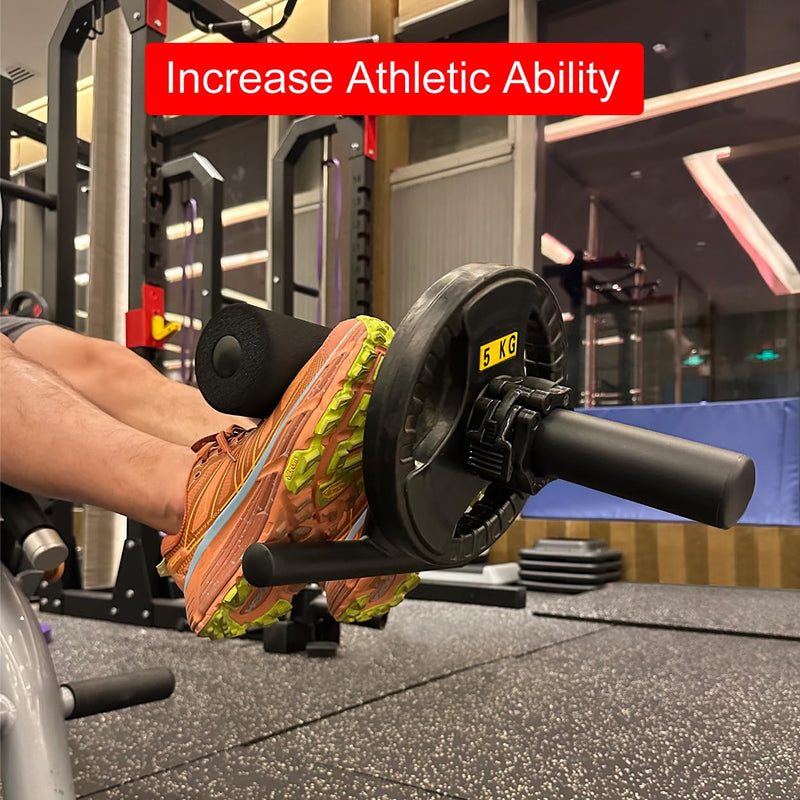 Tib Bar by SEWD – Tibialis Trainer for Calf and Shin Strength Training – Tibialis Anterior Training Equipment Fits 2" Weight Plates black - BeesActive Australia