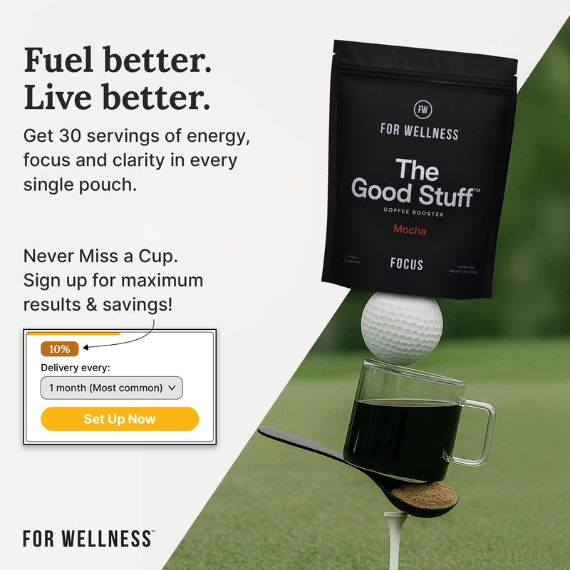 For Wellness The Good Stuff Focus ‚Äì Mocha Coffee Booster | Nootropic Collagen Creamer with MCTs for Focus, Energy & Wellness | Non-Dairy, Keto-Friendly, 30 Servings Focus Blend - 30 Serving Pouch - BeesActive Australia