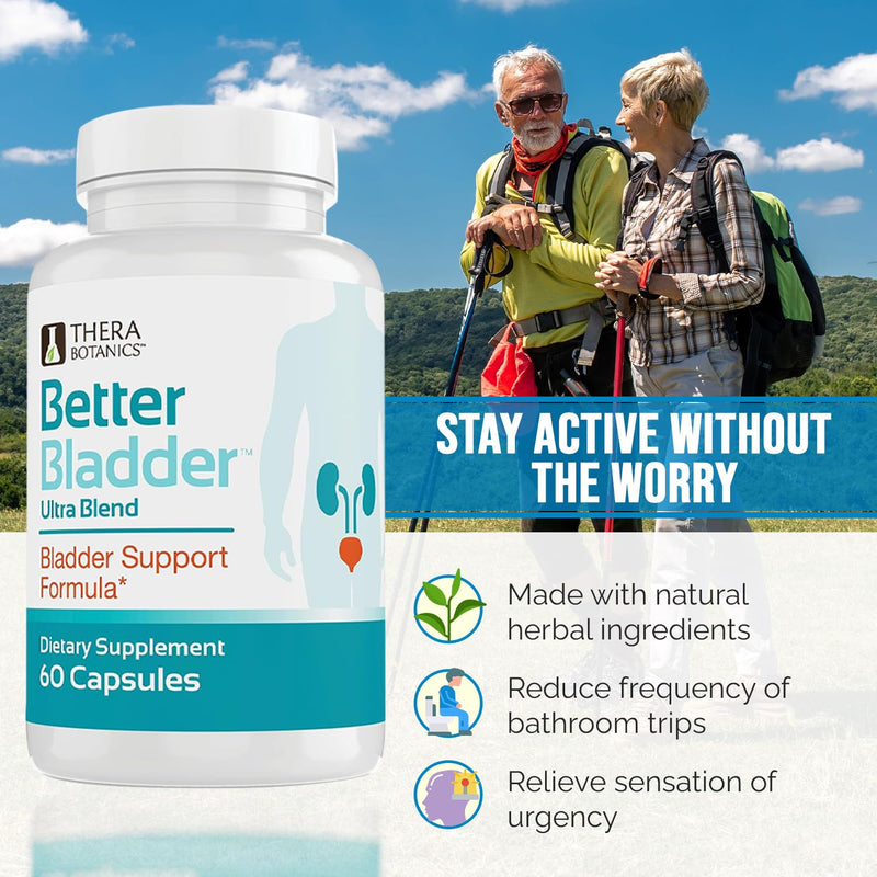 Ultra Bladder Support Supplement with Vitamin D3, 60 Ct | Bladder support formula for men and women featuring Vitamin D3; 60 capsules Ultra 60 Count (Pack of 1)