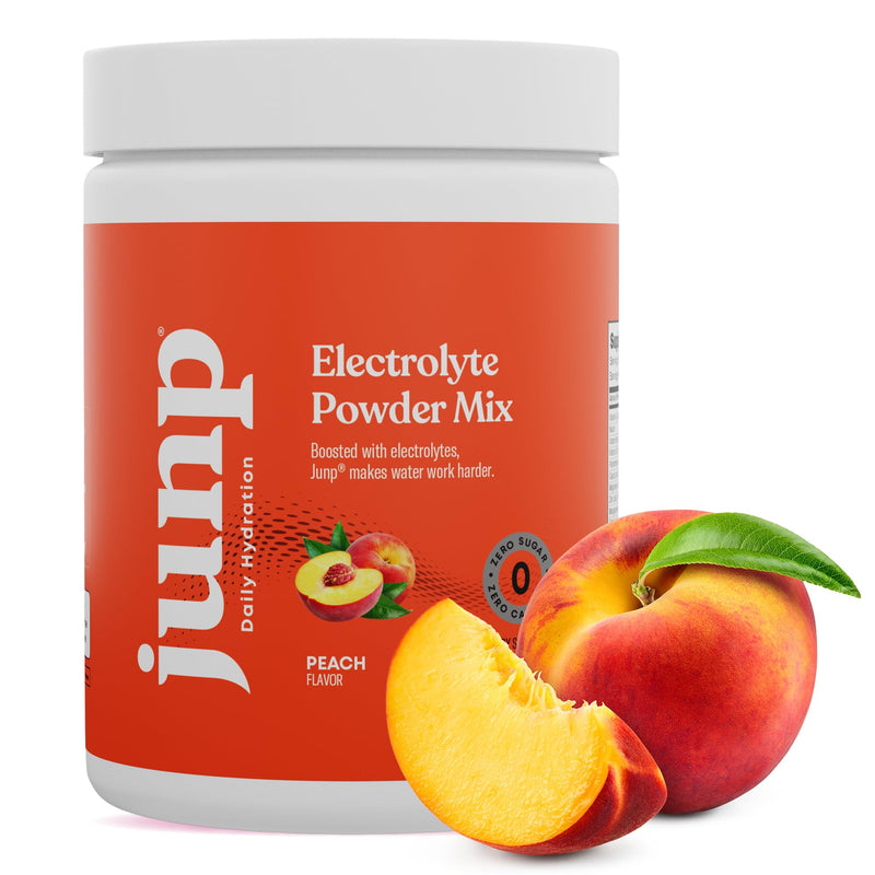 JUNP Electrolytes Powder No Sugar No Carbs, Orchard Fresh Juicy Peach Keto Electrolyte Drink Mix, Potassium & Salt Hydration Powder Electrolytes Zero Calorie Sugar Free Electrolyte Powder, 90 Servings 90 Servings (Pack of 1)