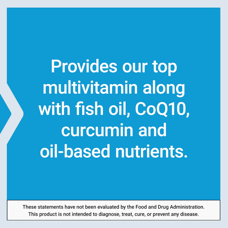 Life Extension Comprehensive Nutrient Packs Advanced, 30 Packets | Curcumin, Fish Oil, Multivitamin & CoQ10, On-the-Go Packets, Gluten-Free & Non-GMO