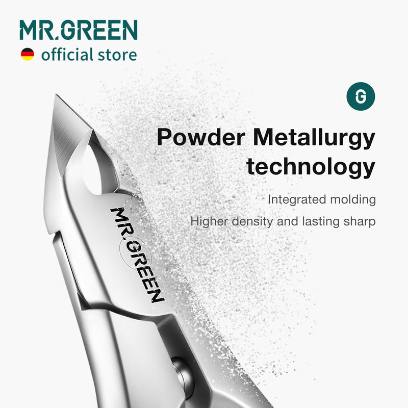 MR.GREEN Cuticle Nippers Innovate Cuticle Scissors Built-in Spring Clippers Trimmer Dead Skin Remover Manicure Beauty Tool (Cuticle Nipper+Manicure Pusher) Cuticle Nipper+manicure Pusher - BeesActive Australia