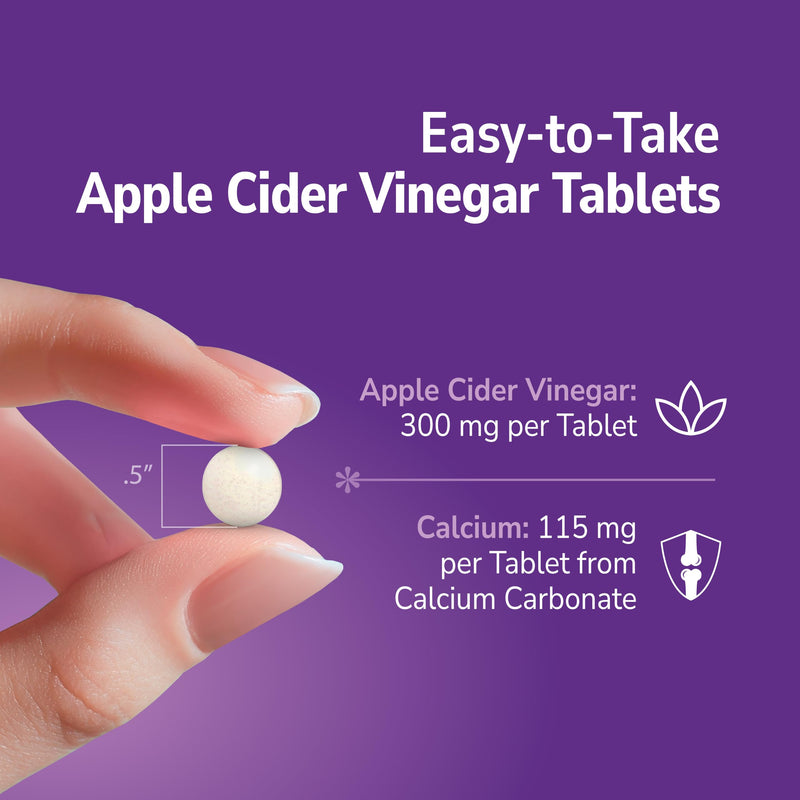 21st Century Apple Cider Vinegar 300mg Tablets, Metabolism, 250 Count | Apple Cider Vinegar 300 mg Tablets to Help Support Metabolism & Digestion, Gluten Free Daily Supplement, 250 Count