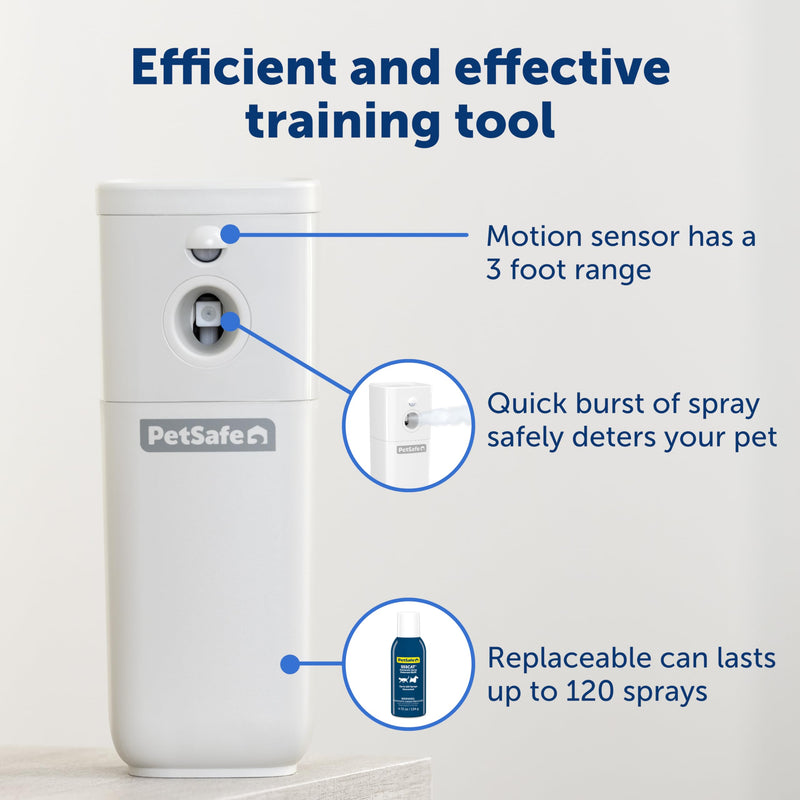 PetSafe SSSCAT Automatic Spray Pet Deterrent - World’s Leading Motion-Activated Repellent for Cats and Dogs - Keep Pets Off Furniture, Stop Cats from Scratching SSSCAT Spray System - BeesActive Australia