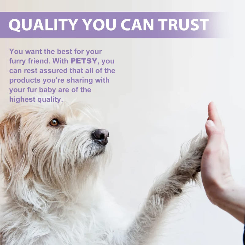 Petsy Skin & Coat supplement for dogs Vitamin C, E, Zinc, Biotin, OMEGA 3 Shiny coat Rejuvinate Healthy coat Natural Support itchy skin relief Daily