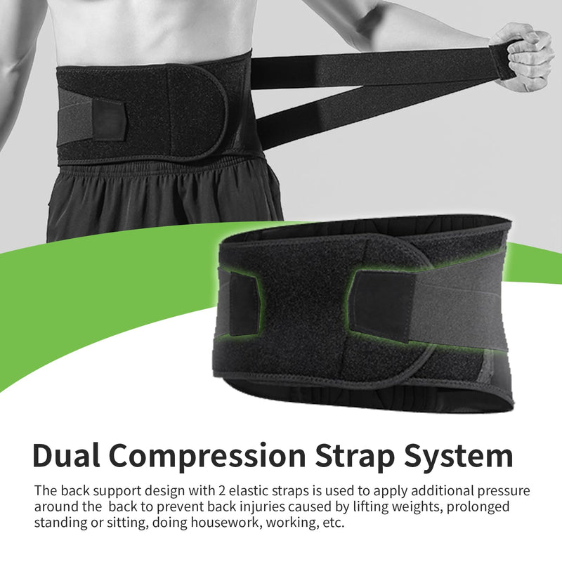 Lower Back Brace Adjustable & Breathable Lower Back Brace for Women and Men, Lumbar Back Support Belt Ideal for Work, Workout, Exercise, Running, Lifting, Walking, Fitness & Daily Comfort (M(30"-34")) M(30"-34") - BeesActive Australia