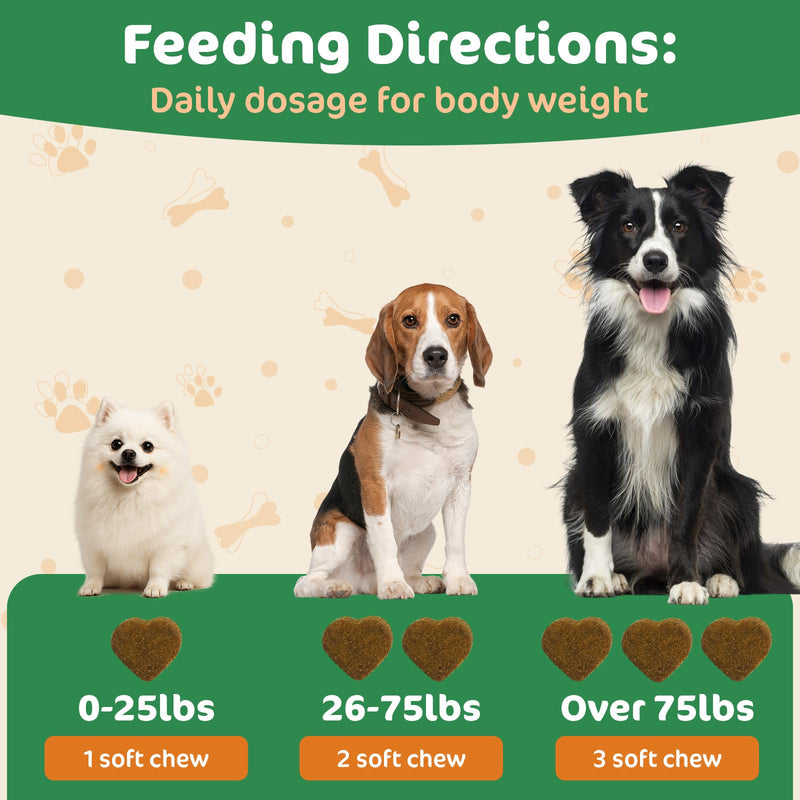 No Poo Chews - Coprophagia Deterrent for Dogs, No Poop Eating Deterrent for Dogs, Prevent Stop Dogs from Eating Poop Supplement -Gut Health & Immune Support,150ct