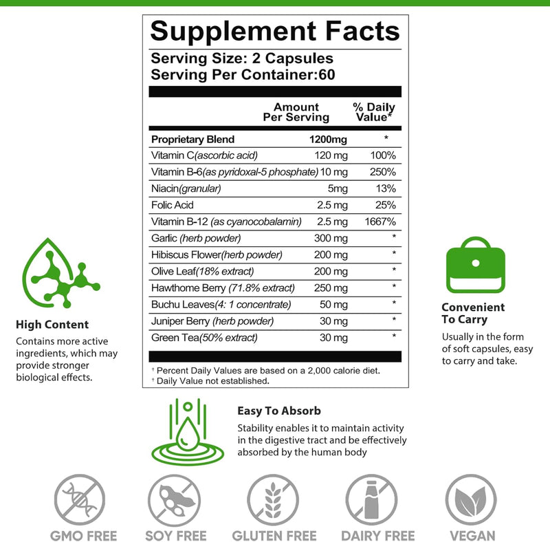 Tinnitus Relief for Ringing Ears Supplement 1200MG,Supports Hearing Loss & Ear Health- Help Ringing in The Ears & Tinnitus Symptoms,120 Capsules(60-Day Supply) Original - BeesActive Australia
