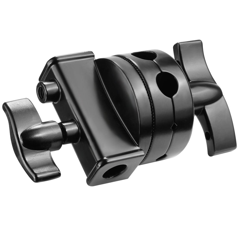 NEEWER 6.3 cm Multi Function High Load Swivel Ball Head for Light Support, Giraffe Arm Photography Equipment with 1/2, 1/4, 3/8, 5/8 Inch Tube (Black) ST-C-NAAP(Black)