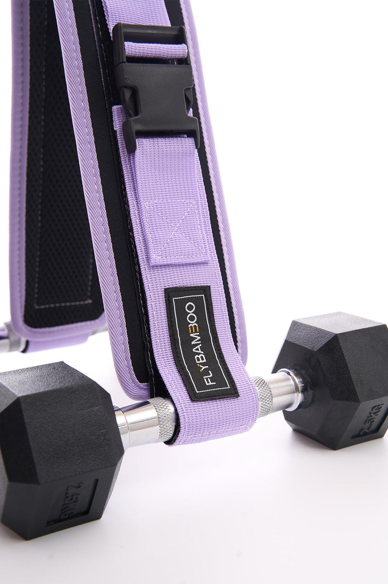 Hip Thrust Belt for Dumbbells,Booty Belt for Hip Thrust Slip-Resistant Padding Violet - BeesActive Australia