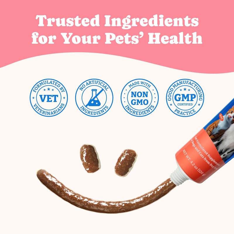 2 Pack Colostrum Nutritional Gel for Dog & Cat - High Calorie Supplement for Senior Dogs Cats, Stimulate Appetite for Cats, Immune Support, Dog Cat Weight Gainer, Elderly Pets Supplement Pack of 2